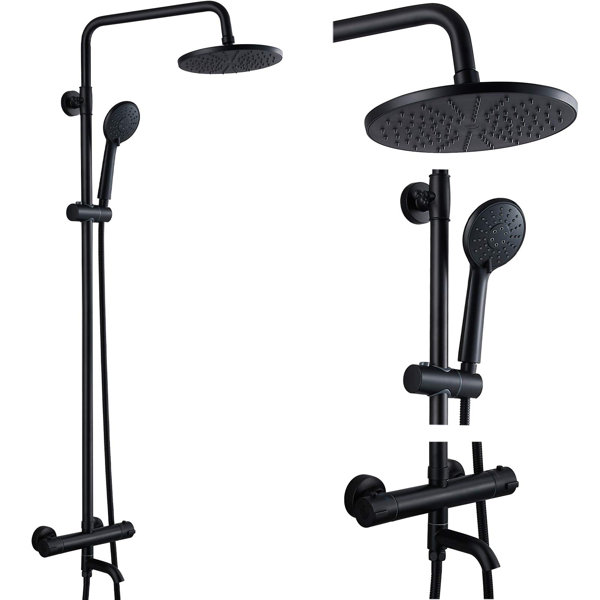 ADROIM Rain Handheld Shower Head 1.75 GPM GPM Wayfair